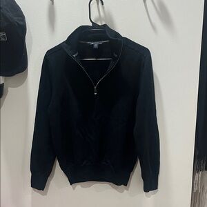 GAP Men's Black Zip-Up Sweater